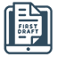 FirstDraft AI - AI工具Logo图标