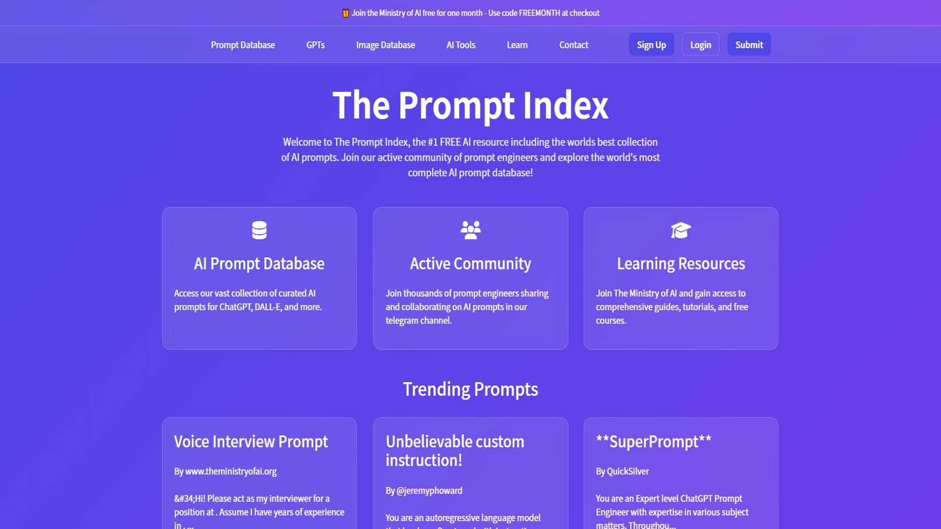 The Prompt Index