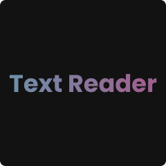 Text Reader - AI工具Logo图标