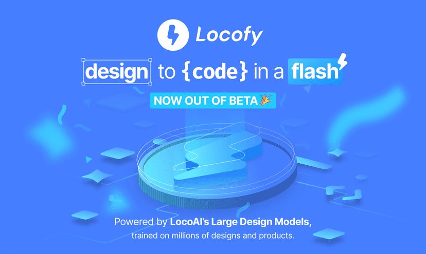 Locofy.ai 官网 - AI设计转前端代码工具，支持Figma与React/Flutter