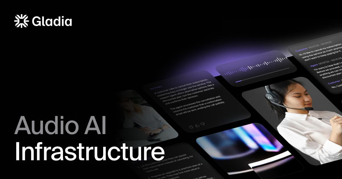 Gladia Audio Transcription API