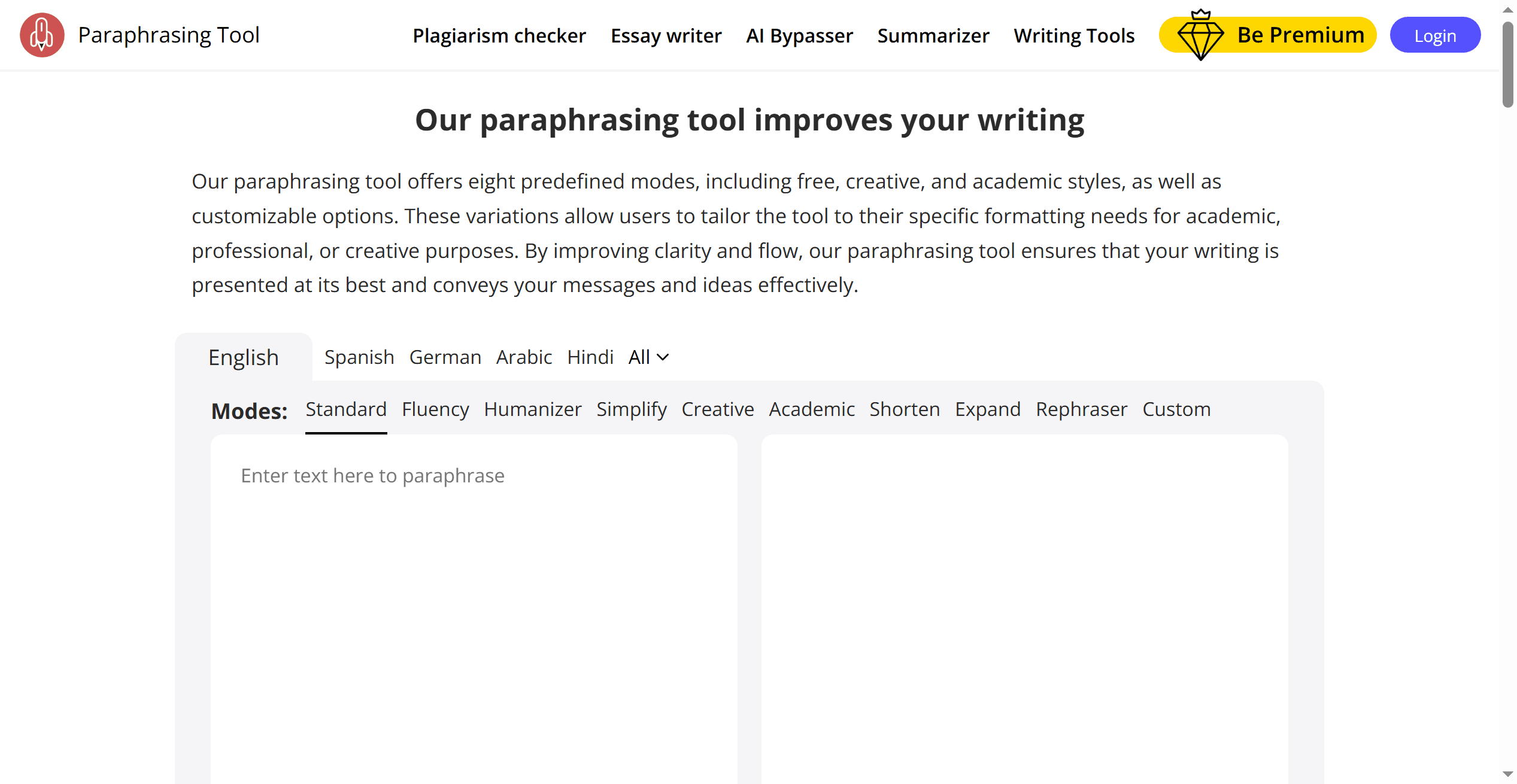 Paraphrasing Tool