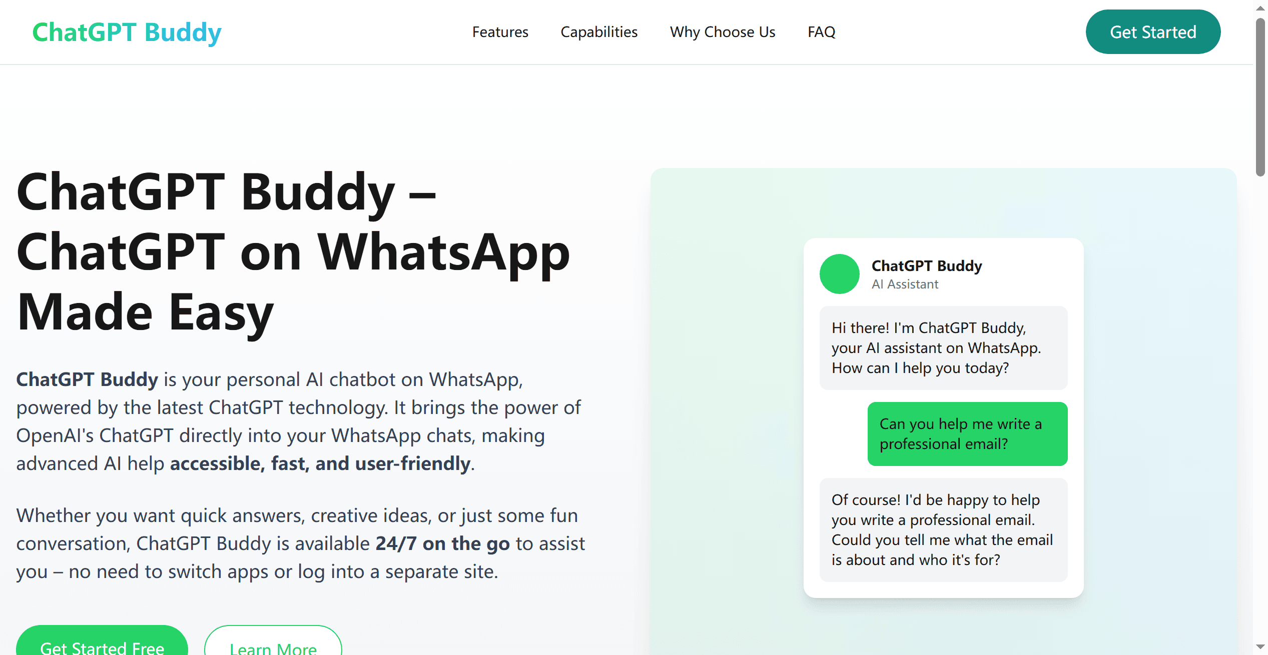 ChatGPT Buddy