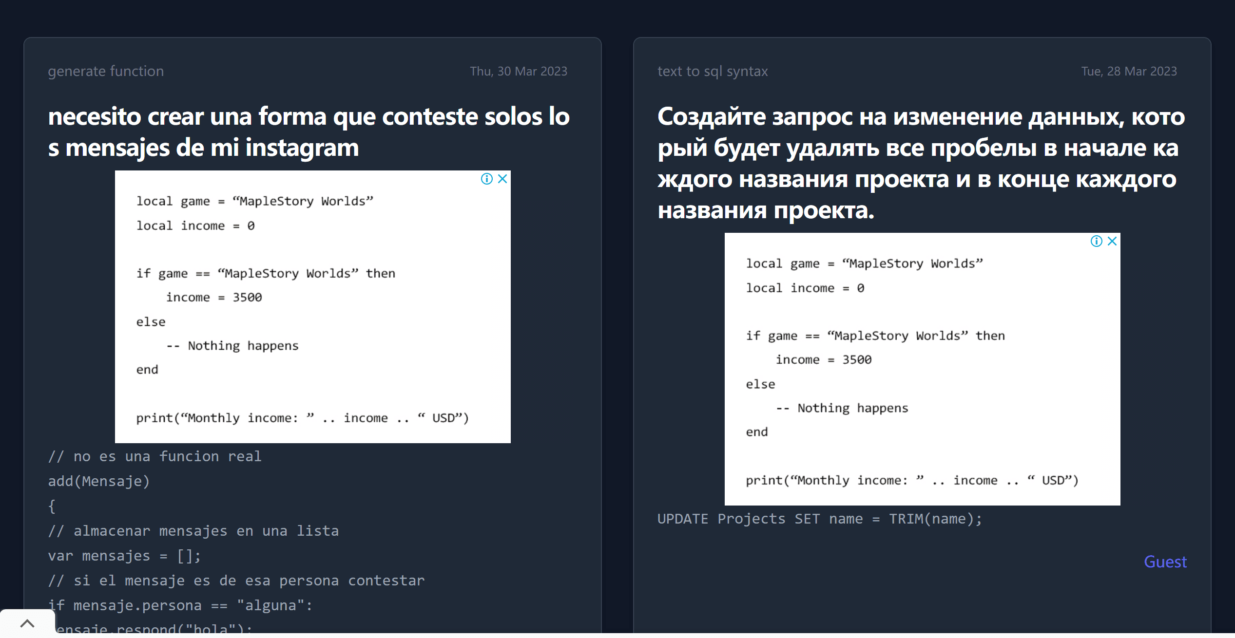 Programming Helper