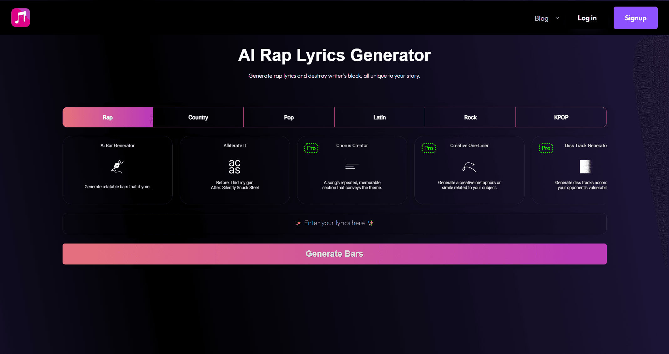 LyricGenerators