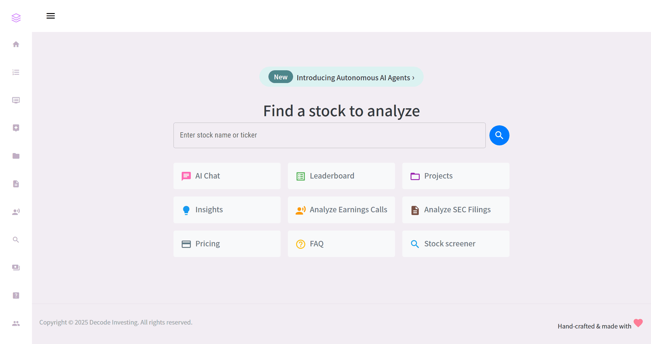 Decode Investing