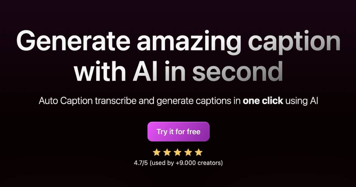 Auto Caption AI