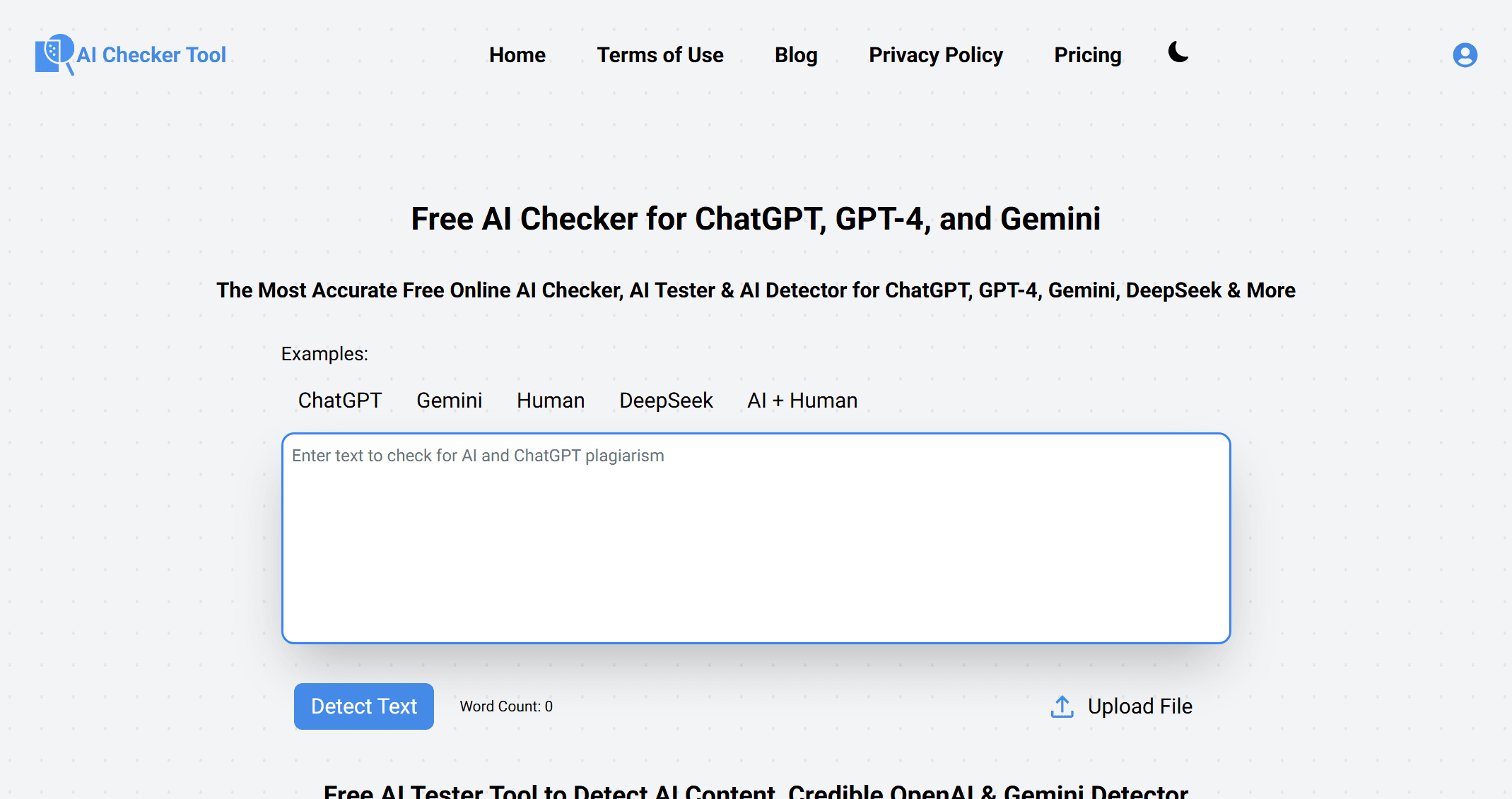 AI Checker Tool