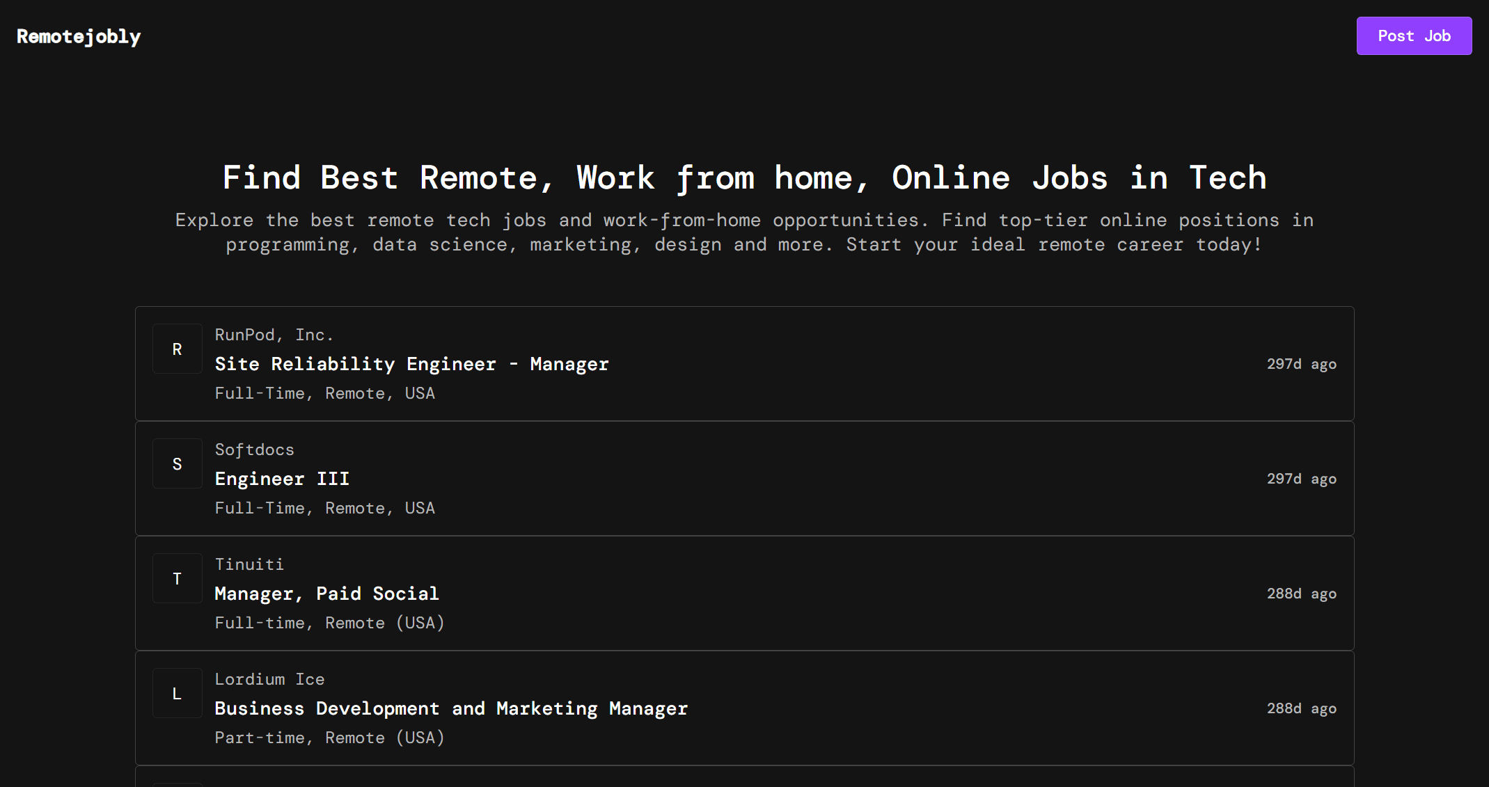 Remotejobly