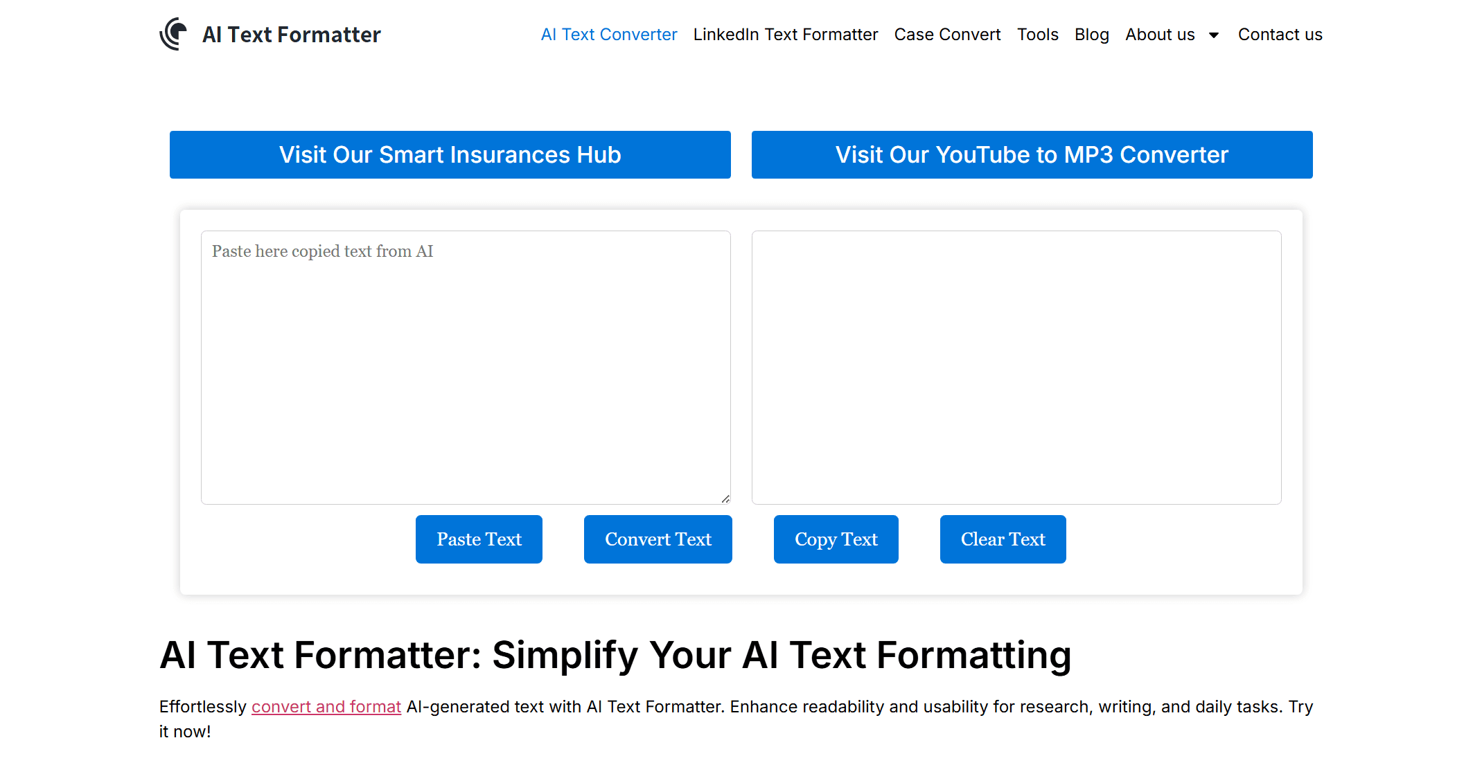 AI Text Formatter
