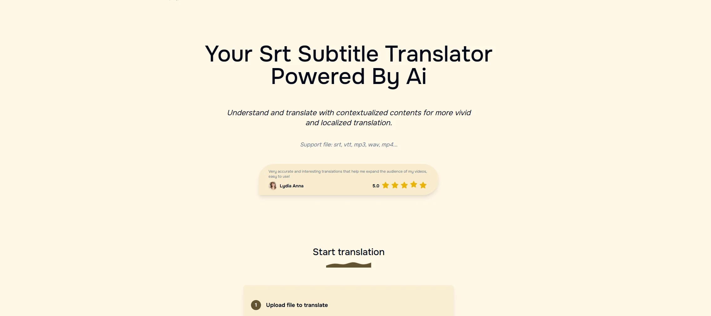 Subtranslate AI