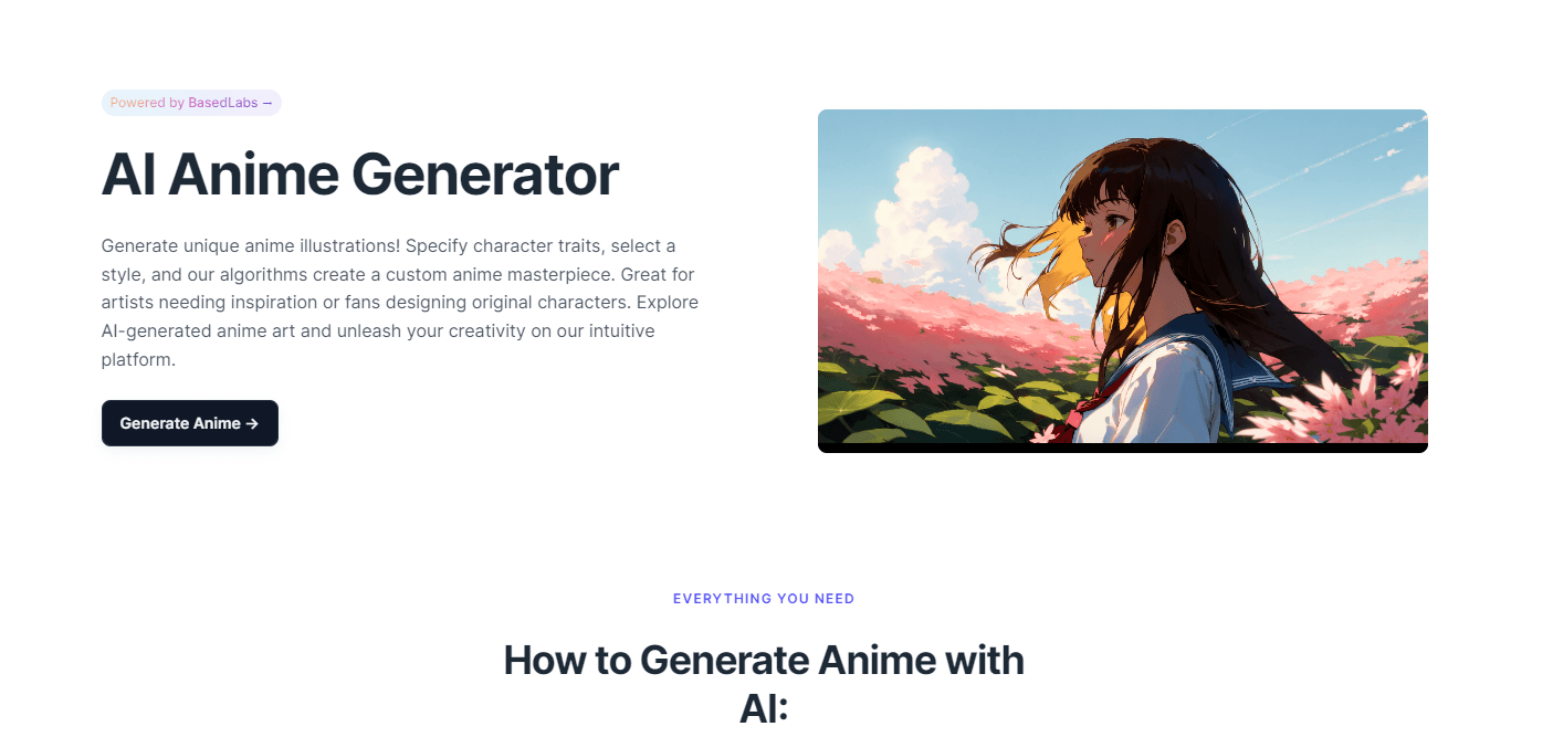 AI Anime Generator